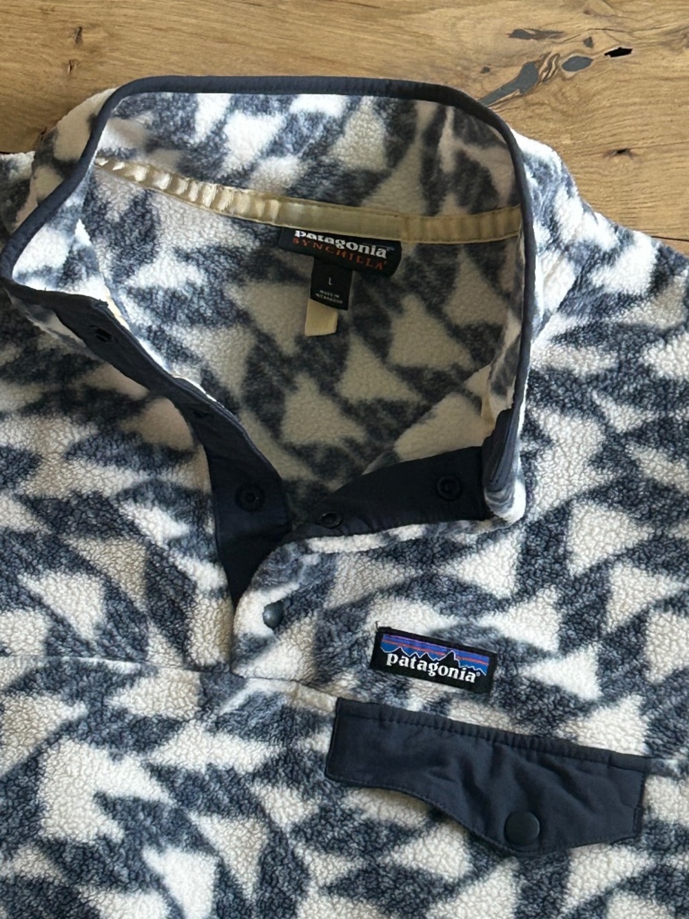 PATAGONIA WOMEN'S LIGHTWEIGHT SYNCHILLA SNAP-T FLEECE PULLOVER LARGE L - Picture 9 of 9